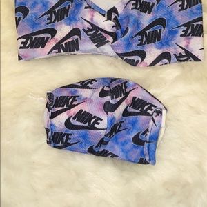 Soft headbands and Matching mask set